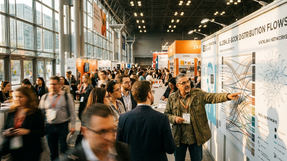 A professional digital publisher analyzing search engine data to implement advanced digital publishing SEO techniques for an e-book launch.