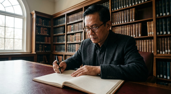 A scholarly researcher reviewing a manuscript to ensure it meets academic publishing ethical standards and CO-PE guidelines.