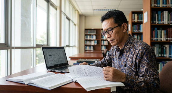 A professional researcher analyzing academic publishing impact factor metrics and journal rankings.