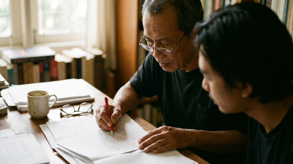 A close-up of a literary agreement showing the signature line, with a focus on book publishing contracts explained for new writers.