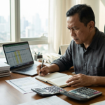 A professional financial spreadsheet illustrating a realistic book publishing cost breakdown for independent authors.