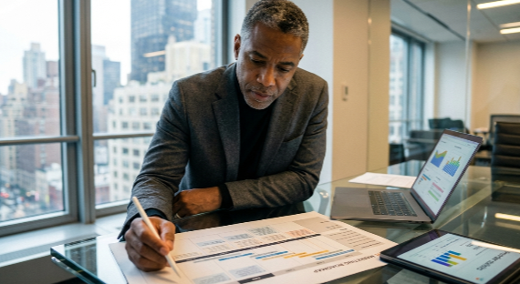 A professional author planning book publishing marketing strategies for a pre-order campaign launch.