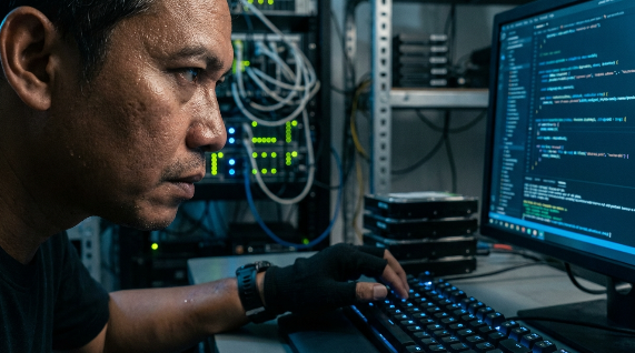 A high-tech digital shield protecting an e-book file, symbolizing digital publishing copyright protection.